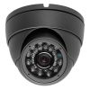 Surveillance Indoor/Outdoor Security Dome Camera 700TVL 3.6mm Dark Gray 24IR CCTV