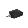 3.5mm Mono Plug to 2x6.35mm Stereo Jack Adapter