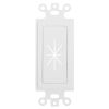 Cmple Decor Insert with Flexible Opening - White