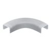 Wire Trak Flat Elbow for Raceway PVC White, 1" W x 1/2" H