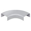 Wire Trak Flat Elbowr for Raceway PVC White, 1 1/2" W x 3/4" H