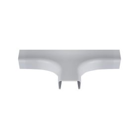 Wire Trak 3 Way Tee for Raceway PVC White, 3/4" W x 1/2" H