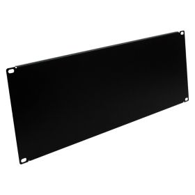 Wavenet – 5 Pack 4U Blank Rack Mount Panel Spacer for 19-Inch Server Network Rack Enclosure Or Cabinet, Steel – Black