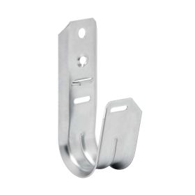 Wavenet – 1 5/16” J-Hook Cable Support, Wall Mount Wiring Retainer with Fix Clip for Cat6 Cat5e Optic Network Data Cable Management - 25 Pack
