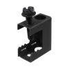 Wavenet – Beam Clamp, 3/4" Jaw Opening - Box of 100, #1/4-20 or #10-24 Thread, for Bridle Rings, J-hooks, Threaded Rods, Steel - Black