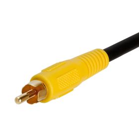 Cmple - 25FT RCA Subwoofer Cable (1 RCA Male to 1 RCA Male Composite Audio/Video Cord) S/PDIF Coaxial Cable, Digital Aud