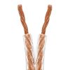 Speaker Wire 100ft 12 Gauge 2-Conductor | Clear Jacket Audio Cable
