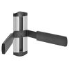 Cmple - Universal Adjustable AV Shelf Wall Mount for DVD Players/Cable Boxes/Games Consoles/TV Accessories - 1 Shelf