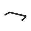 Cmple - 1U Patch Panel Bracket 4-inch Deep Hinged Patch Panel Wall Mount Rack for 19" Network Server Panels - Includes Mounting Screws
