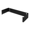 Cmple - 2U Patch Panel Bracket 4-inch Deep Hinged Patch Panel Wall Mount Rack for 19" Network Server Panels - Includes Mounting Screws