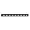Cmple - 16 Port Blank Keystone Network Patch Panel, 1U Rack Mount Multimedia 19" Patch Panel, RJ45 Ethernet, USB, HDMI, Cat5e, Cat6