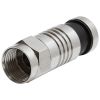 Compression Connector for RG6 with Black Tail