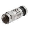 Compression F Type Connector for RG59 with Black Tail