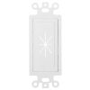 Cmple Decor Insert with Flexible Opening - White