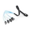 Cmple - Internal Mini SAS to SATA Cable, SFF-8087 Host to 4X SATA Target Cable Compatible with Raid Controller Hard Drive – 1.6 Feet / 0.5m