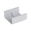 Wire Trak Joint Cover for Raceway PVC White, 1 1/2" W x 3/4" H