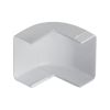 Wire Trak Outside Corner for Raceway PVC White, 1 1/2" W x 3/4" H