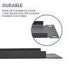 Cmple – Blank 1U Rack Mount Blank Spacer for 19-Inch Wide Server Network Racks or Cabinets, Steel – Black