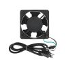 Cmple – 120mm Network Cabinet Fan, Roof Rack Mount Muffin Cooling Fan for Server Rack/Enclosure, AC 110V, 4.75in Active Ventilation – Black