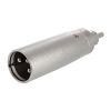 XLR Plug to RCA Plug Adapter