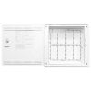 Wavenet - 15 Inch Plastic Enclosure Wi‐Fi Friedly with Lockable Hinged Vented Door for Home Structured Low Voltage Wiring - White