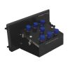 Wavenet – 18” Structured Wiring Enclosure Combo Kit with Three Modules: 8‐Port Cat6 Data, 8-Port Voice Module & 6‐port 2 GHz Video Splitter