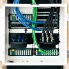 Wavenet – 4-Phone Lines, 8-Points Telephone Module 110-IDC Punch Down Connections with RJ31X Security Port for Structured Wiring Enclosure