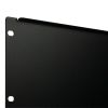 Wavenet – 5 Pack 4U Blank Rack Mount Panel Spacer for 19-Inch Server Network Rack Enclosure Or Cabinet, Steel – Black