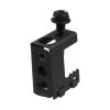 Wavenet – Beam Clamp, 3/4" Jaw Opening - Box of 100, #1/4-20 or #10-24 Thread, for Bridle Rings, J-hooks, Threaded Rods, Steel - Black