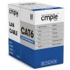 1000ft Cat 6 Riser Ethernet Cable Orange | Unshielded | CMR, 23AWG, UTP