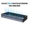 Cmple - 2U Patch Panel Bracket 4-inch Deep Hinged Patch Panel Wall Mount Rack for 19" Network Server Panels - Includes Mounting Screws
