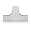 Wire Trak 3 Way Tee  for Raceway PVC White, 1" W x 1/2" H