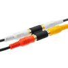 2-RCA Jacks to 2-RCA Jacks Coupler