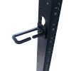 Wavenet - 4-Post 45U Open Frame Floor Rack Organizes 19” Network & Data Rack Equipment, Capacity 800lbs – Black