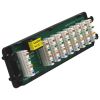 Wavenet – 28” Structured Wiring Enclosure Combo Kit with Three Modules: 8‐Port Cat6 Data, 8-Port Voice Module & 6‐port 2 GHz Video Splitter