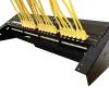 Wavenet – 4U Horizontal & Vertical Wall Mount Bracket - Depthless Wall Rack for 19in Networking Equipment, Weight Capacity 150lbs, Steel – Black
