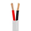 Speaker Wire 100ft 18AWG 2-Conductor White |In-Wall | CL2 Speaker Cable