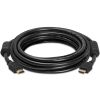 Cmple - HDMI Cable 15FT High Speed HDTV Ultra-HD (UHD) 3D, 4K @60Hz, 18Gbps 28AWG HDMI Cord Audio Return 15 Feet Black
