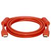 Cmple - HDMI Cable 6FT High Speed HDTV Ultra-HD (UHD) 3D, 4K @60Hz,18Gbps 28AWG HDMI Cord Audio Return 6 Feet Red