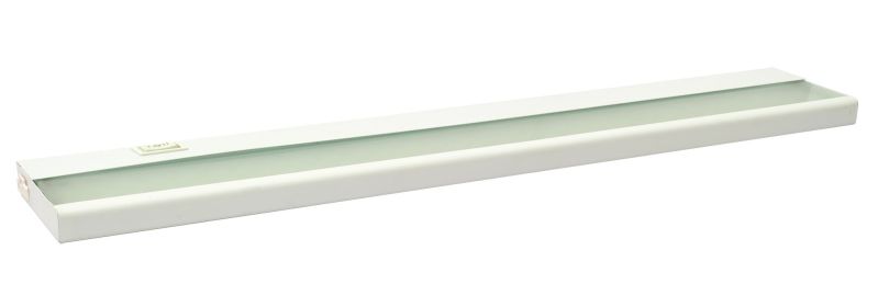 33" LED undercabinet. Steel Enclosure with side and rear knockouts. 3500k.  Low/High Switch. Frosted Glass diffuser. Linkable 18” Interlink Cord. 6’Po