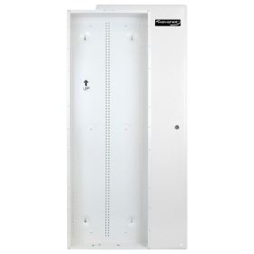 Wavenet - 42 Inch Structured Wiring Enclosure with Screw-on Door for Home Low Voltage Wiring, Fully Metal – White