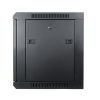 Cmple – 12U Wall Mount Cabinet with Glass Door, Lockable, 16" Deep for Network Data Computer Equipment, 132lbs Maximum Static Load, Unassembled, Steel