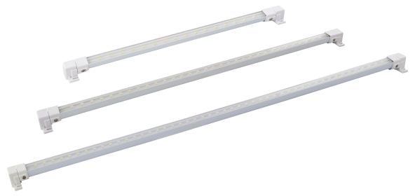 swivel. Linkable up to 25 fixtures. No additional LED driver request. Steel enclosure. Clear polycarbonate diffuser.  6” power cord (Option: 20" LED 90 degree swivel)